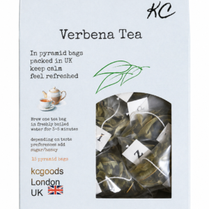 Verbena Tea in Pyramid bags 4 boxes (15 pyramid bags per box)