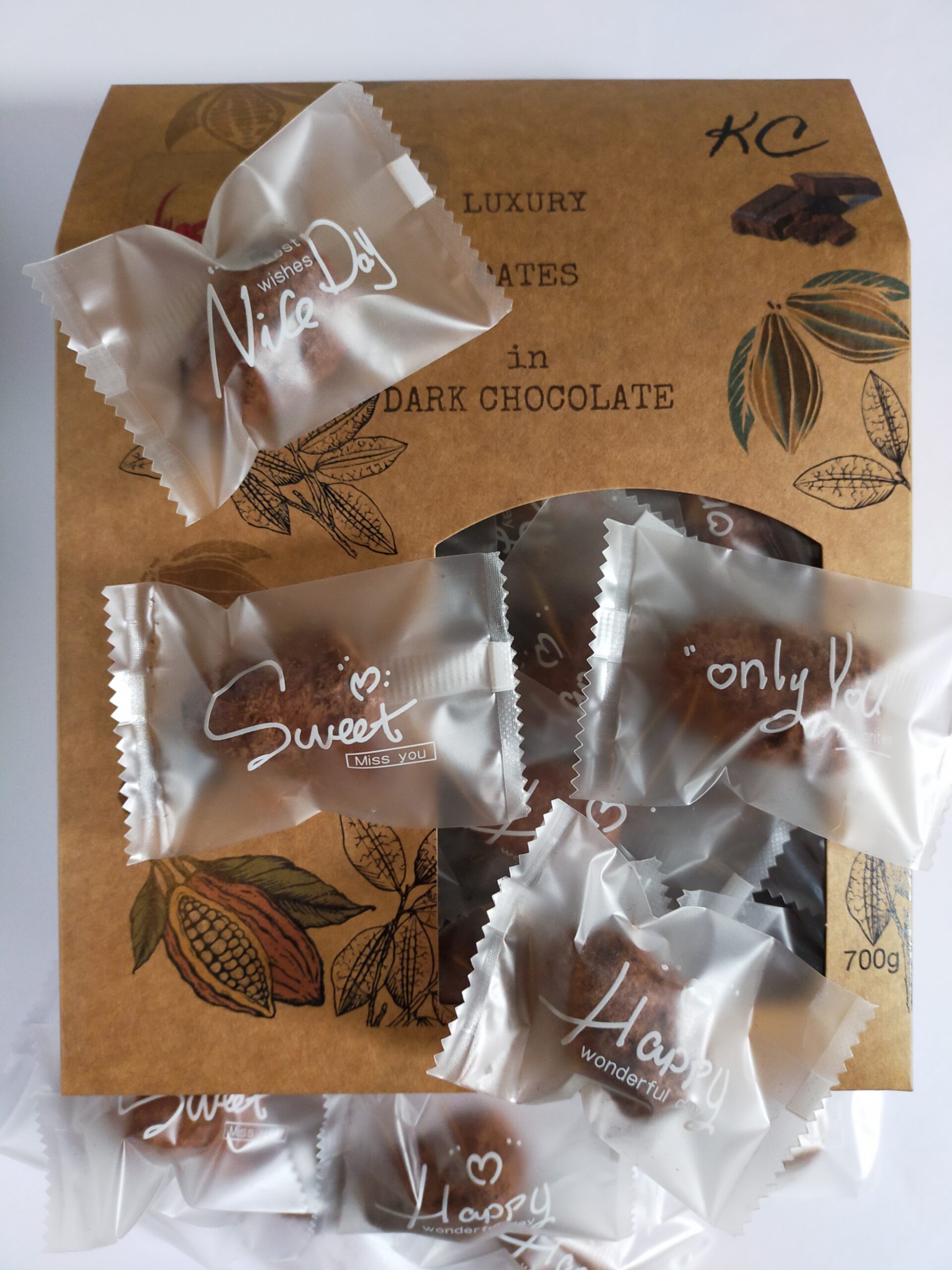 Dates in dark chocolate luxury gift delicious treat 700g Packed individually - Image 4